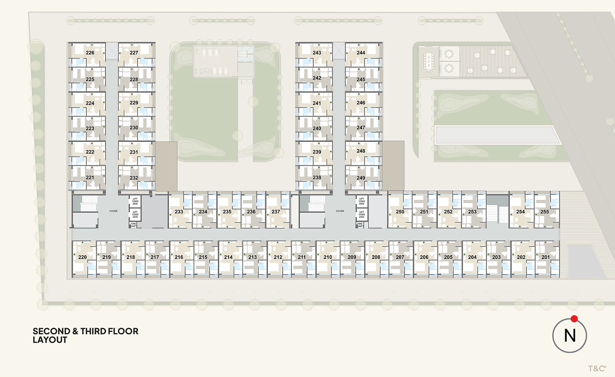 Second Floor Layout